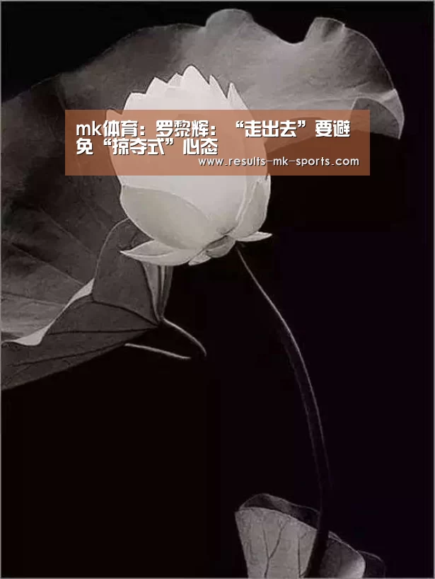 mk体育:罗黎辉:“走出去”要避免“掠夺式”心态(图1) mk体育官方